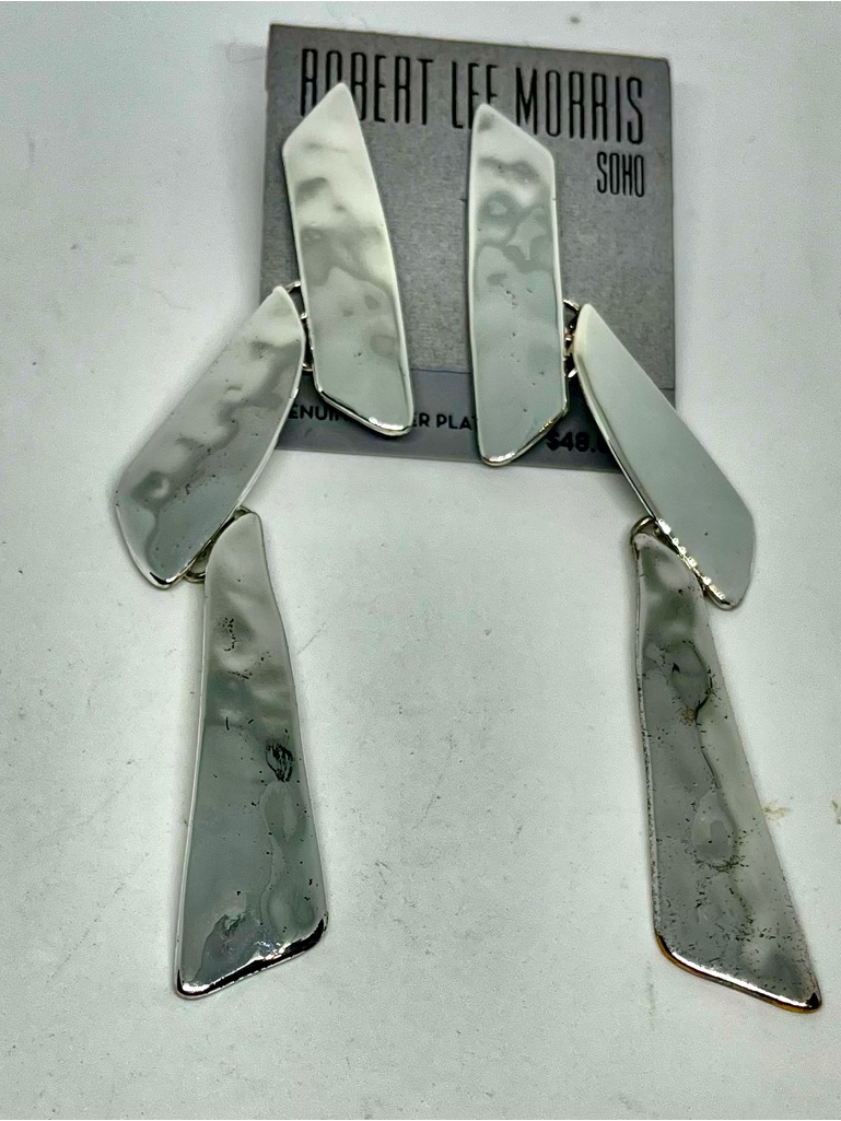 Robert Lee Morris Sculptured Earrings Nwt 29$